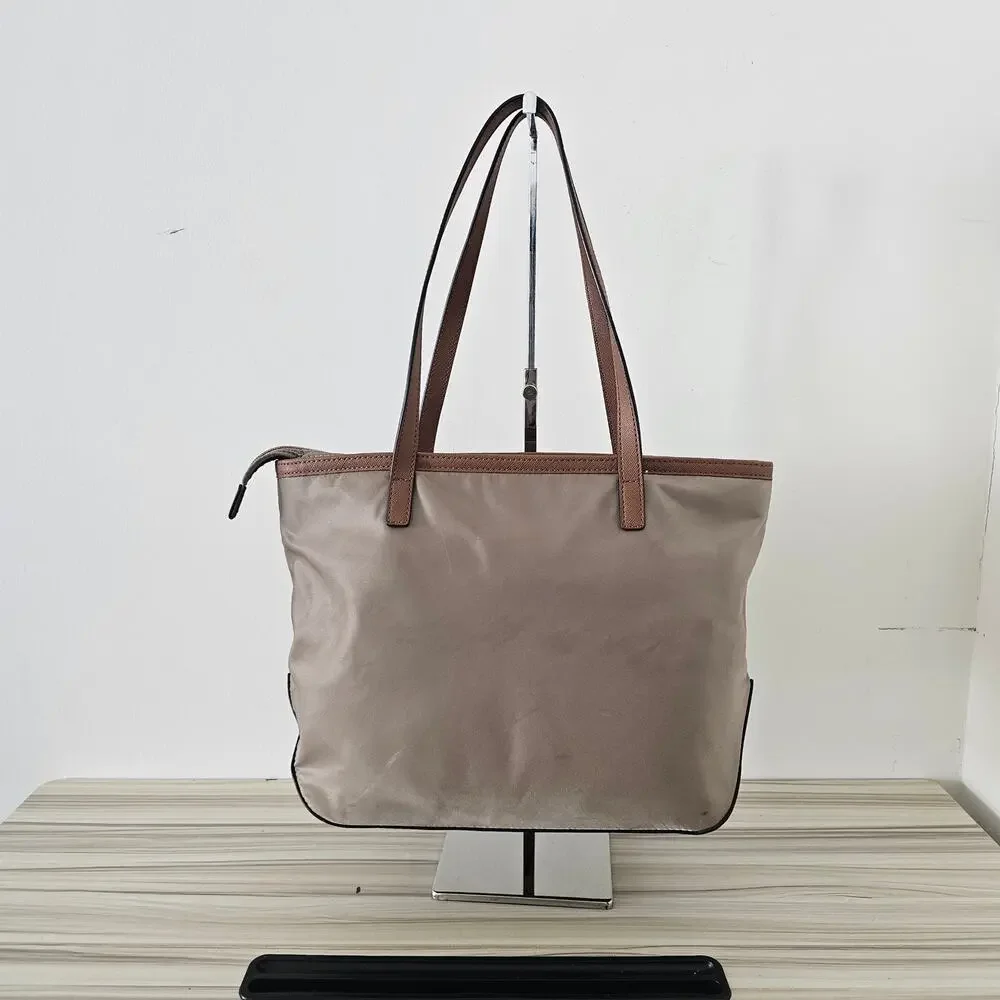 Michael Kors Tan Kempton Nylon Shoulder Tote Bag - Picture 2 of 12